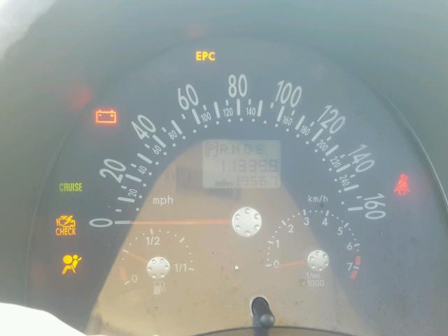 3VWCD31Y94M325186 - 2004 VOLKSWAGEN NEW BEETLE შავი ფოტო 8