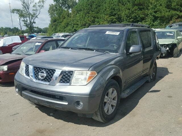 5N1AR18W77C602312 - 2007 NISSAN PATHFINDER BLUE photo 2