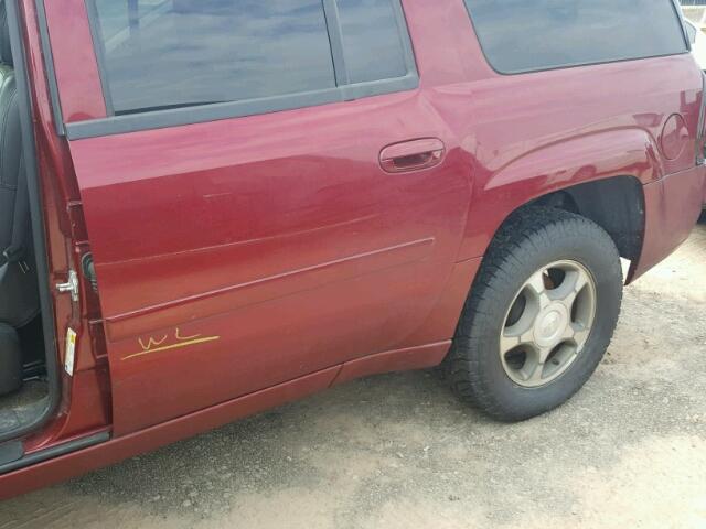 1GNES16S466134845 - 2006 CHEVROLET TRAILBLAZE RED photo 9