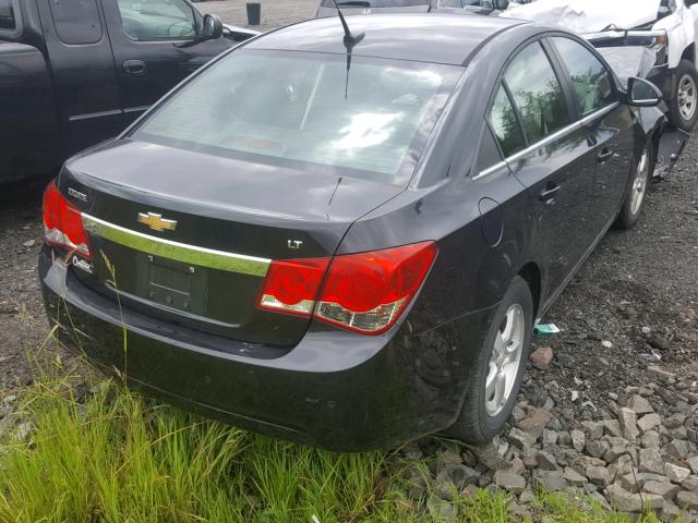 1G1PF5S94B7115600 - 2011 CHEVROLET CRUZE LT BLACK photo 4