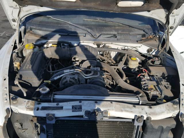1B7GL22Y2XS121504 - 1999 DODGE DAKOTA WHITE photo 7