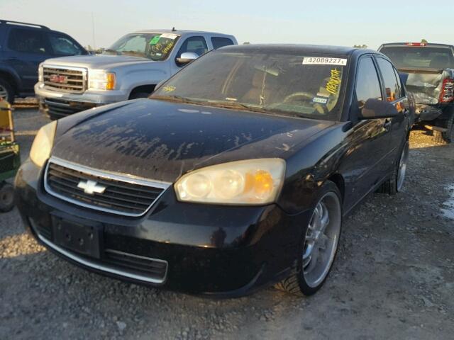 1G1ZS51F06F101958 - 2006 CHEVROLET MALIBU LS შავი ფოტო 2