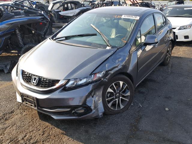 19XFB2F92DE223272 - 2013 HONDA CIVIC EXL 石墨色 照片 2