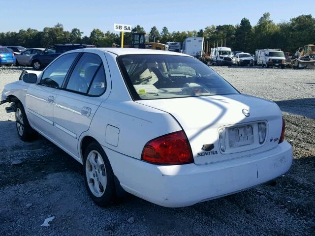 3N1CB51D35L563398 - 2005 NISSAN SENTRA 1.8 WHITE photo 3