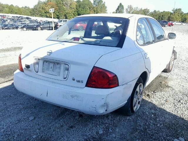 3N1CB51D35L563398 - 2005 NISSAN SENTRA 1.8 WHITE photo 4