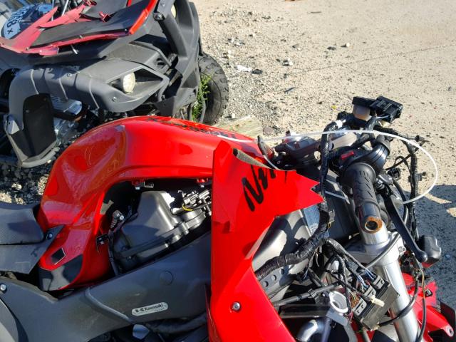 JKAZX4P117A012939 - 2007 KAWASAKI ZX600 P RED photo 5