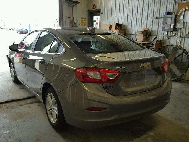 1G1BE5SM0H7266931 - 2017 CHEVROLET CRUZE GRAY photo 3