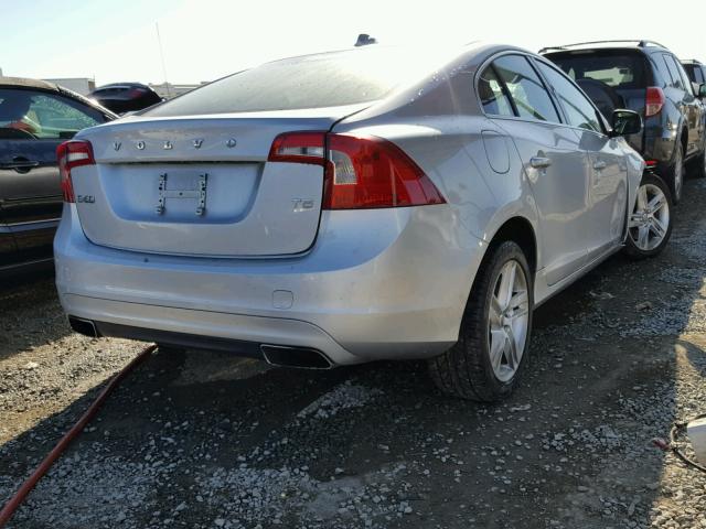 YV1612FS5E2278796 - 2014 VOLVO S60 SILVER photo 4