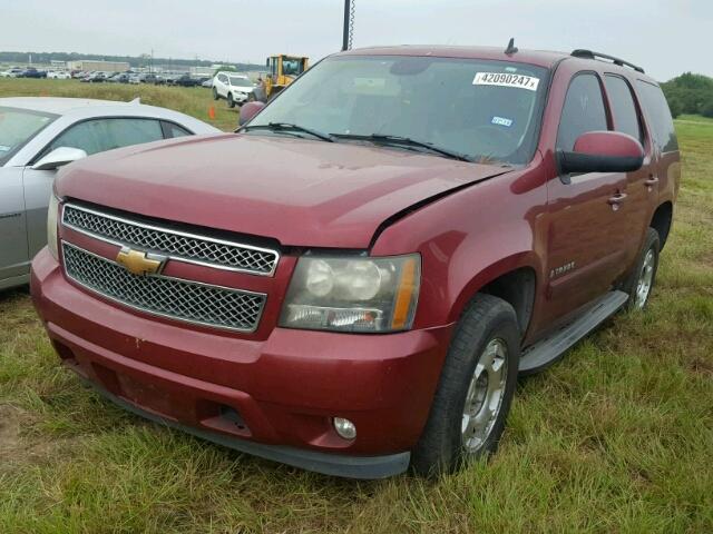 1GNFC13J97R147295 - 2007 CHEVROLET TAHOE C150 RED photo 2