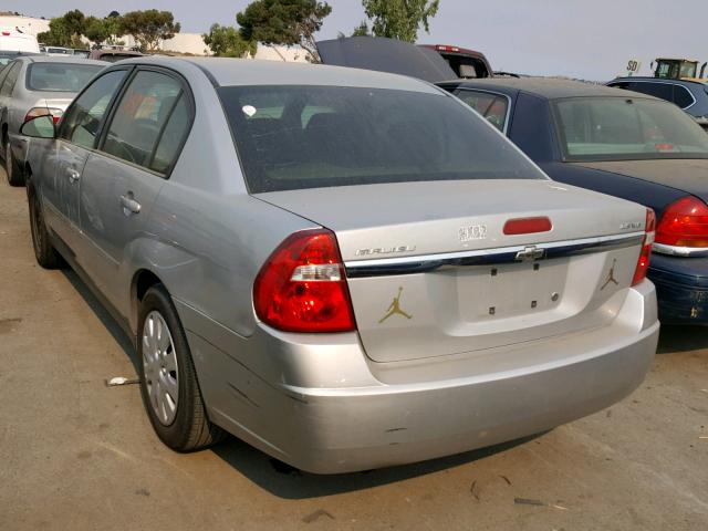 1G1ZS53896F282914 - 2006 CHEVROLET MALIBU LS ვერცხლისფერი ფოტო 3