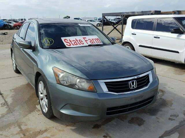 1HGCP26748A022857 - 2008 HONDA ACCORD GREEN photo 1