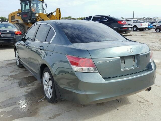 1HGCP26748A022857 - 2008 HONDA ACCORD GREEN photo 3