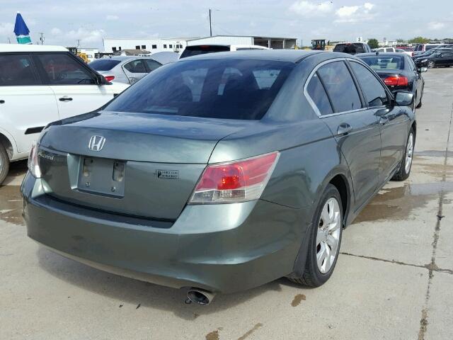 1HGCP26748A022857 - 2008 HONDA ACCORD GREEN photo 4