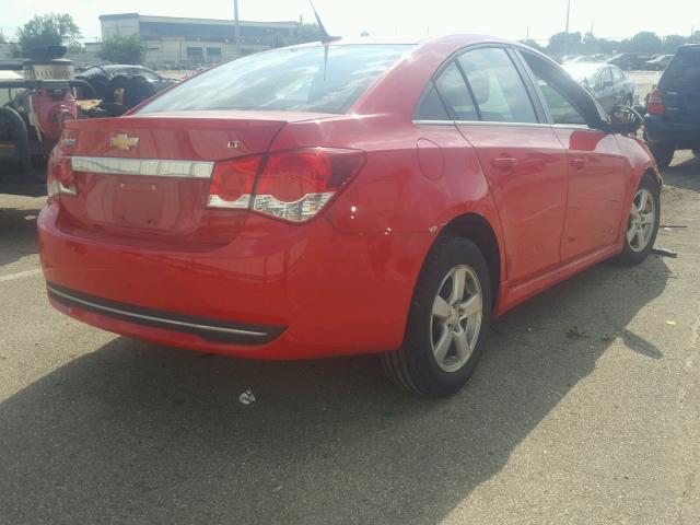 1G1PC5SB0E7298879 - 2014 CHEVROLET CRUZE LT RED photo 4