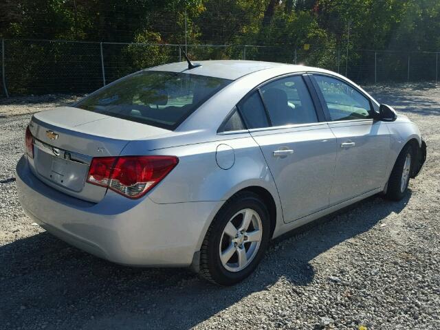 1G1PG5S99B7147679 - 2011 CHEVROLET CRUZE LT SILVER photo 4