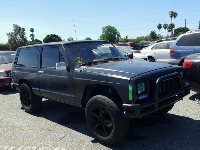 1JCMW7315JT204353 - 1988 JEEP CHEROKEE BLACK photo 1