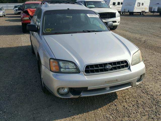 4S3BH675247620612 - 2004 SUBARU LEGACY OUT SILVER photo 9