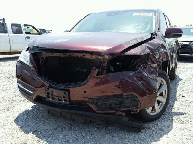 5FRYD3H93GB011175 - 2016 ACURA MDX ADVANC 紫色 照片 2