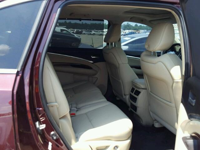 5FRYD3H93GB011175 - 2016 ACURA MDX ADVANC 紫色 照片 6