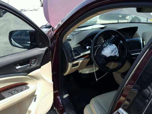 5FRYD3H93GB011175 - 2016 ACURA MDX ADVANC 紫色 照片 9