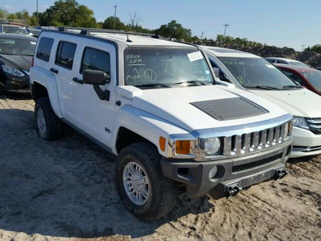 5GTMNGEE5A8119559 - 2010 HUMMER H3 WHITE photo 1