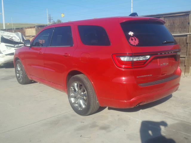 1C4RDHAG7EC974456 - 2014 DODGE DURANGO SX RED photo 3