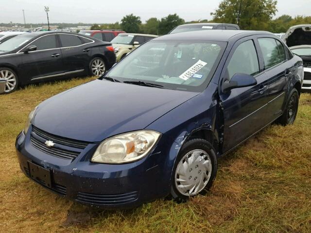 1G1AD5F56A7214372 - 2010 CHEVROLET COBALT BLUE photo 2