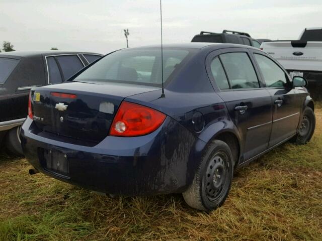 1G1AD5F56A7214372 - 2010 CHEVROLET COBALT BLUE photo 4