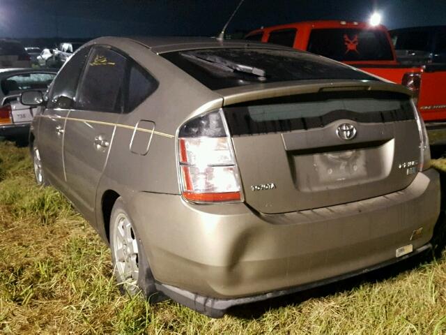 JTDKB20U353018046 - 2005 TOYOTA PRIUS GOLD photo 3