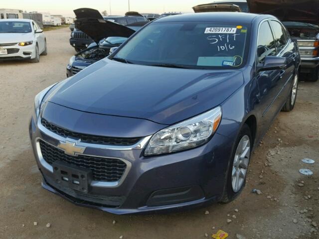 1G11C5SL9FF229470 - 2015 CHEVROLET MALIBU 1LT BLUE photo 2