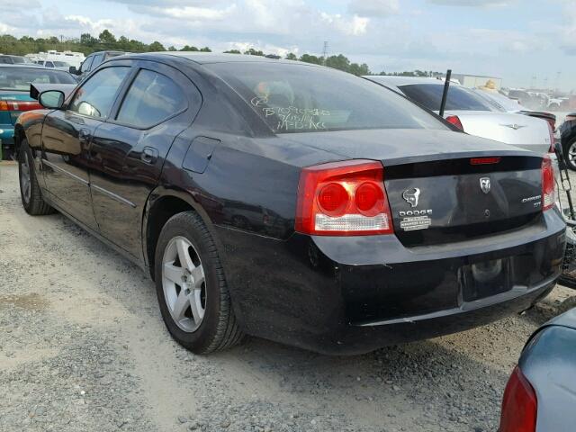 2B3CA3CVXAH236267 - 2010 DODGE CHARGER SX BLACK photo 3