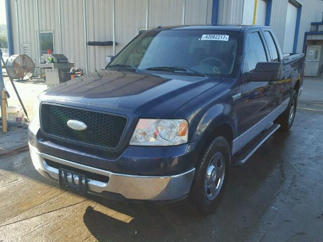 1FTPX12576NA79512 - 2006 FORD F150 BLUE photo 2