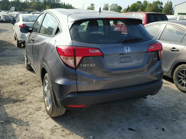 3CZRU6H32GM110627 - 2016 HONDA HR-V LX GRAY photo 3