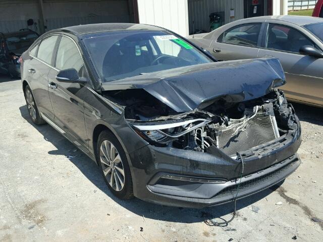 5NPE34AF8FH091263 - 2015 HYUNDAI SONATA BLACK photo 1