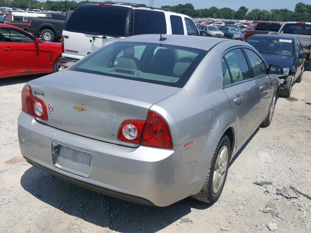 1G1ZG57B88F291680 - 2008 CHEVROLET MALIBU LS ვერცხლისფერი ფოტო 4