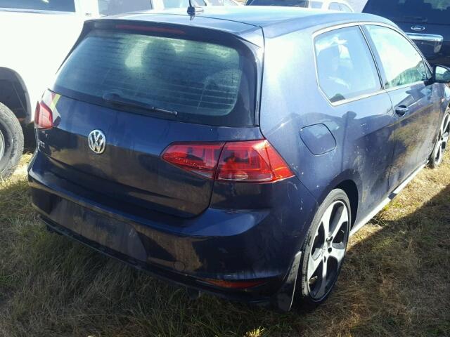 3VWTT7AU0GM004424 - 2016 VOLKSWAGEN GTI BLUE photo 4