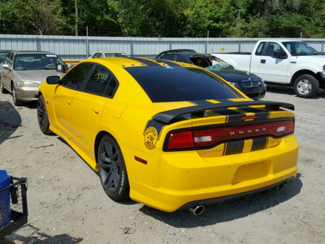 2C3CDXGJ9CH233016 - 2012 DODGE CHARGER SU YELLOW photo 3