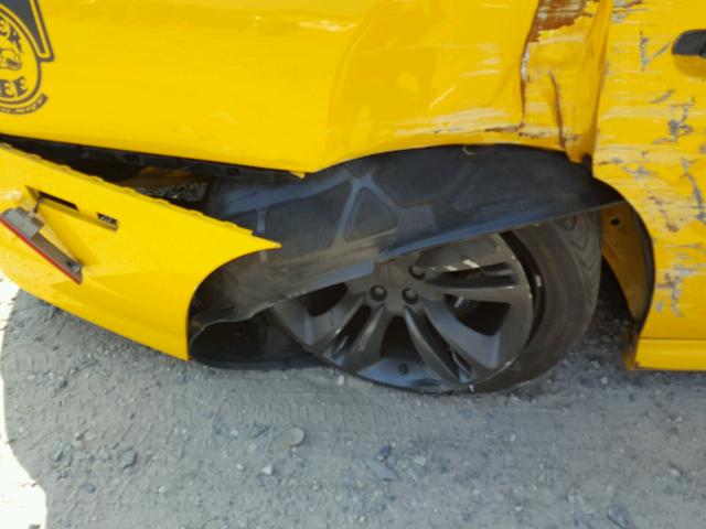 2C3CDXGJ9CH233016 - 2012 DODGE CHARGER SU YELLOW photo 9