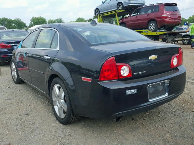 1G1ZC5E02CF196649 - 2012 CHEVROLET MALIBU 1LT BLACK photo 3