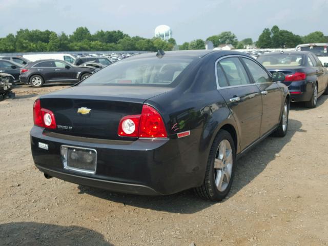 1G1ZC5E02CF196649 - 2012 CHEVROLET MALIBU 1LT BLACK photo 4