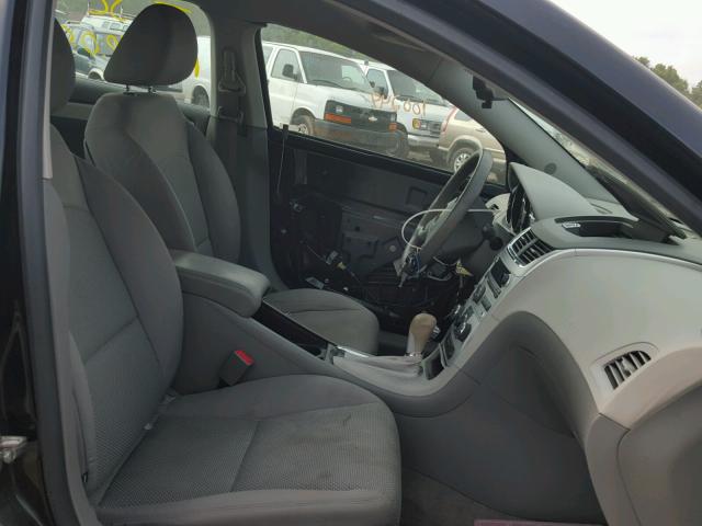 1G1ZC5E02CF196649 - 2012 CHEVROLET MALIBU 1LT BLACK photo 5