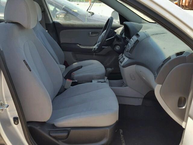 KMHDU46D98U527297 - 2008 HYUNDAI ELANTRA SILVER photo 5