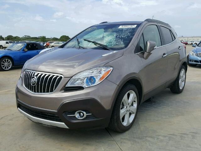 KL4CJCSB1FB102604 - 2015 BUICK ENCORE GRAY photo 2