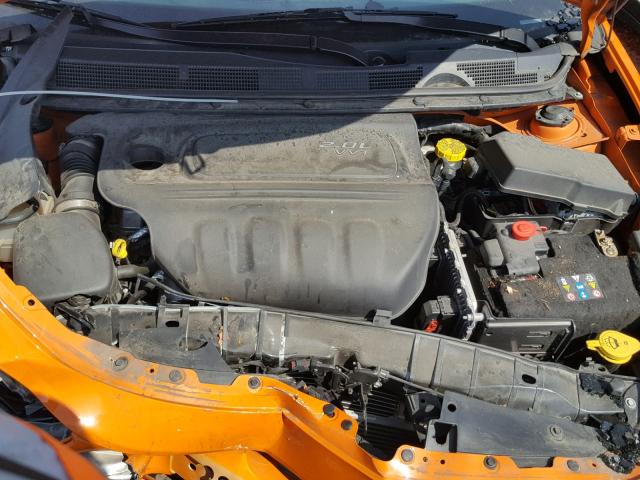 1C3CDFBAXDD289353 - 2013 DODGE DART SXT ORANGE photo 7