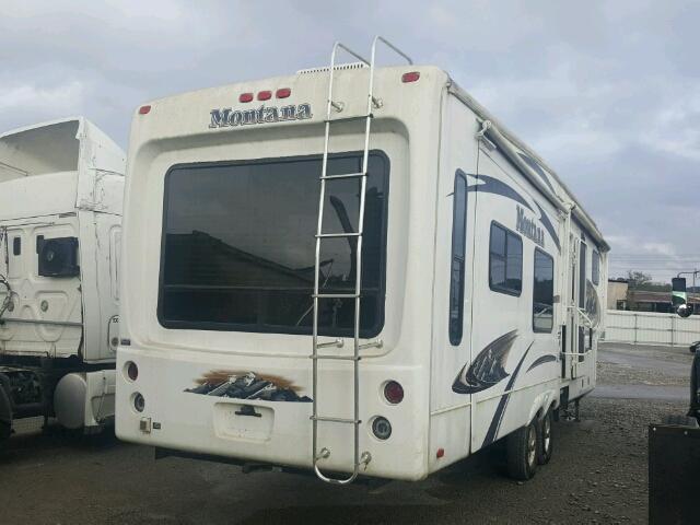 4YDF34522B4700193 - 2011 KEYSTONE MONTANA WHITE photo 4