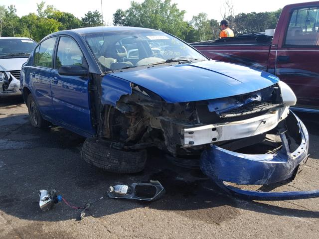 1G8AJ52FX3Z136842 - 2003 SATURN ION LEVEL BLUE photo 1