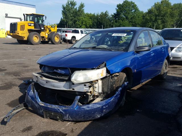 1G8AJ52FX3Z136842 - 2003 SATURN ION LEVEL BLUE photo 2
