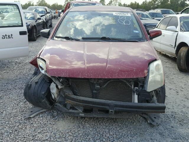 3N1AB61E18L755610 - 2008 NISSAN SENTRA 2.0 RED photo 9