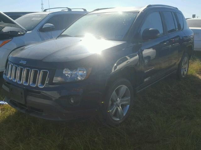 1C4NJCBA2ED602781 - 2014 JEEP COMPASS SP BLUE photo 2