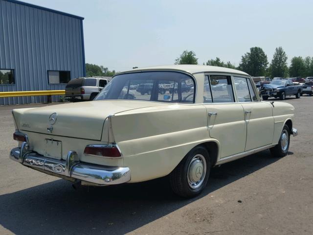 101C010089600 - 1965 MERCEDES-BENZ 190 TAN photo 4